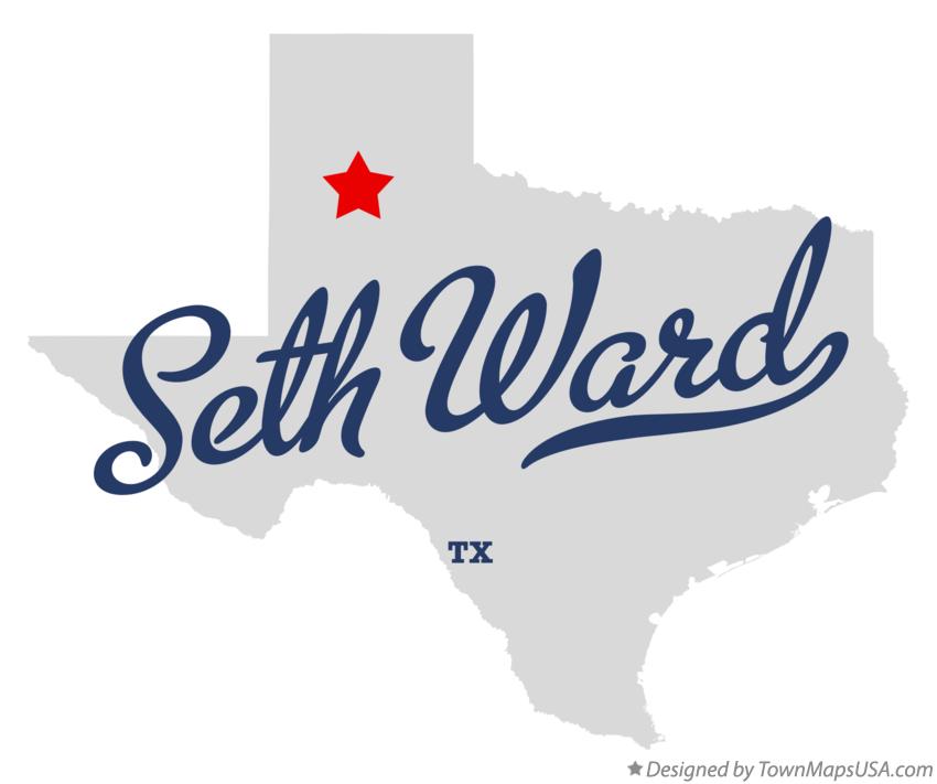 Map of Seth Ward Texas TX
