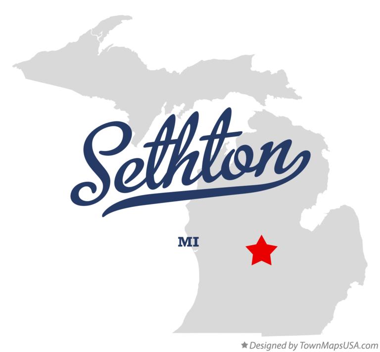 Map of Sethton Michigan MI