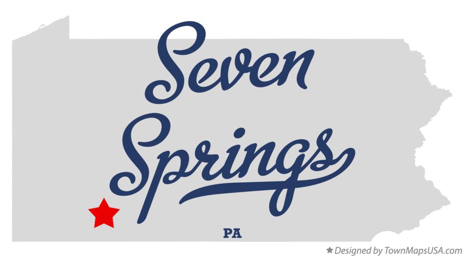 Map of Seven Springs Pennsylvania PA