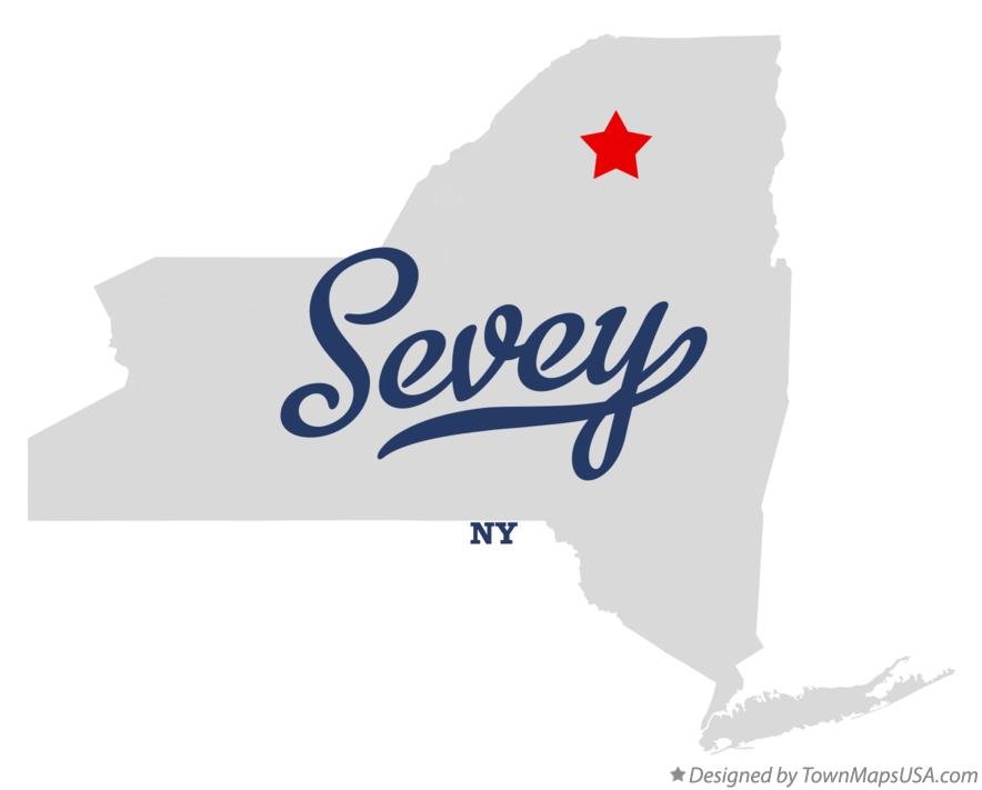Map of Sevey New York NY