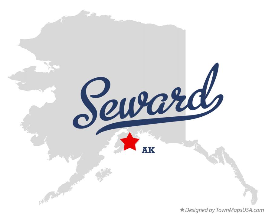 Map of Seward Alaska AK