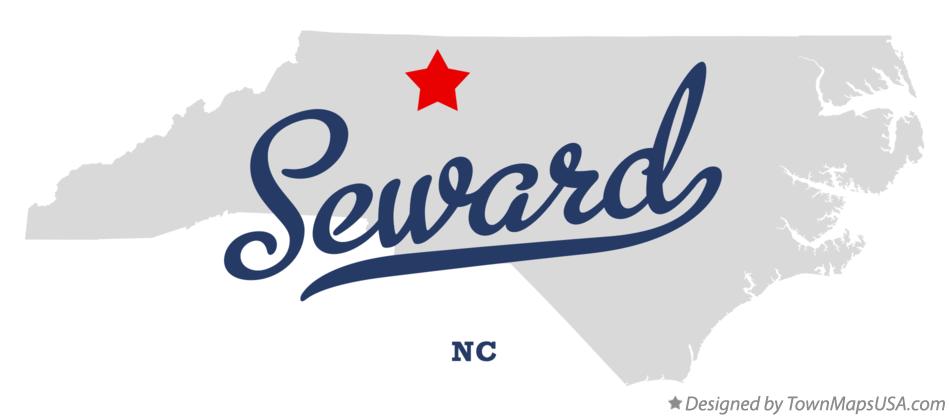 Map of Seward North Carolina NC