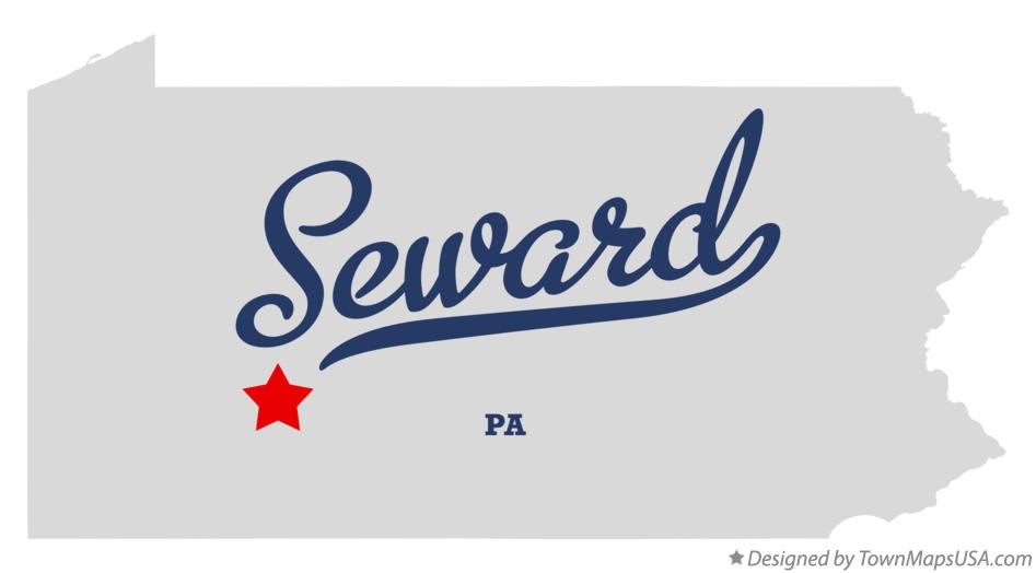 Map of Seward Pennsylvania PA