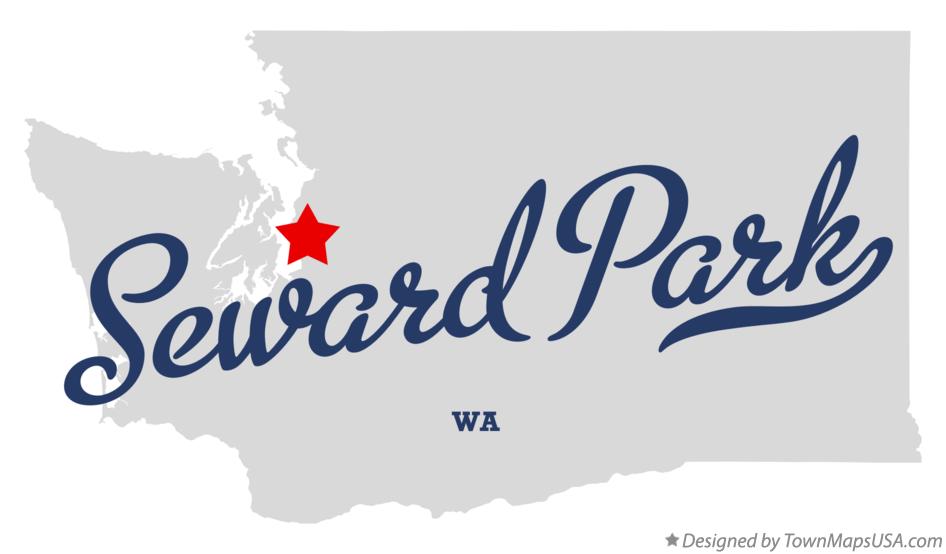 Map of Seward Park Washington WA
