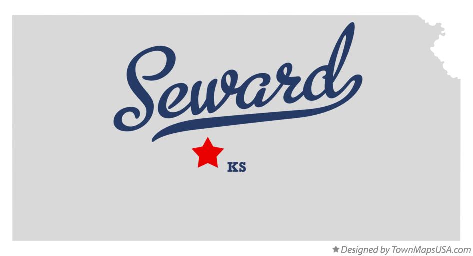 Map of Seward Kansas KS