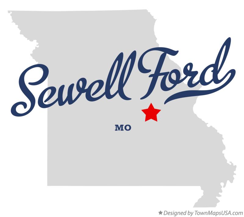 Map of Sewell Ford Missouri MO