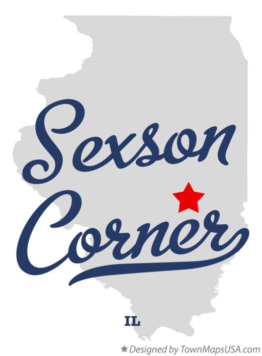 Map of Sexson Corner Illinois IL