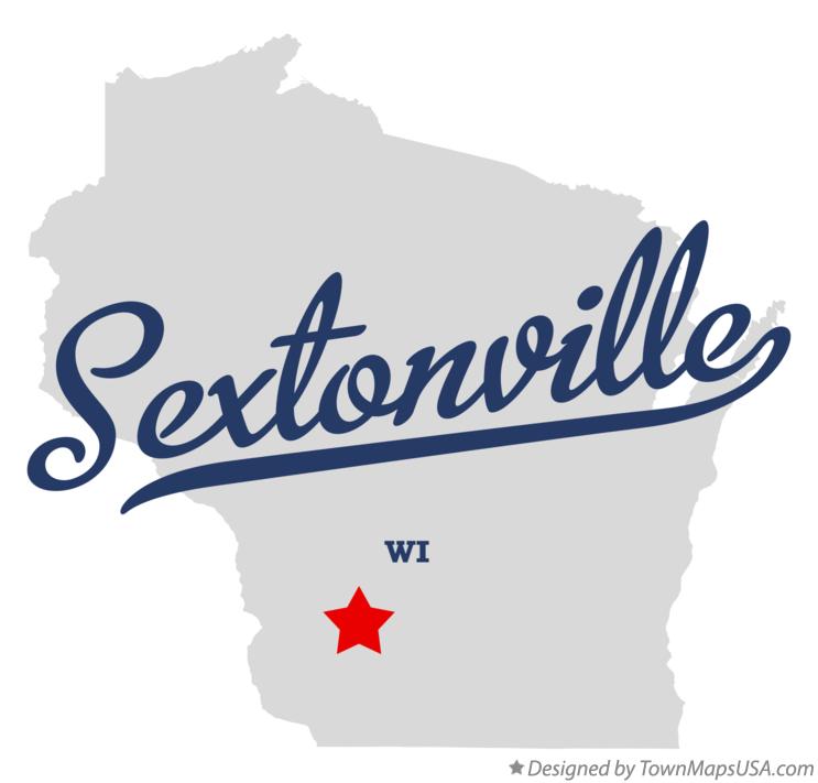 Map of Sextonville Wisconsin WI