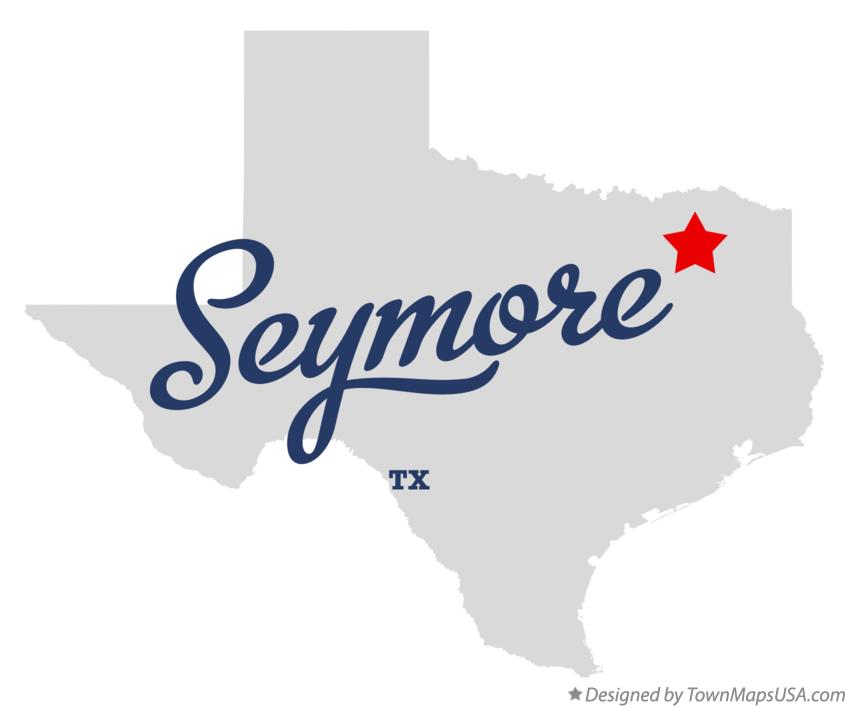 Map of Seymore Texas TX