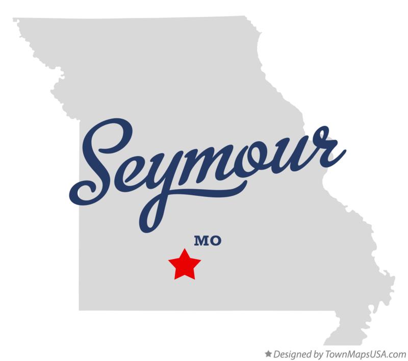 Map of Seymour Missouri MO