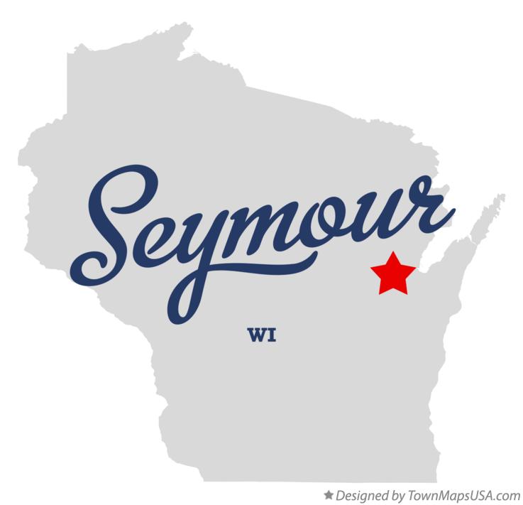 Map of Seymour Wisconsin WI