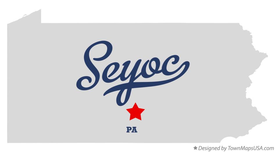 Map of Seyoc Pennsylvania PA