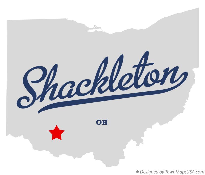 Map of Shackleton Ohio OH