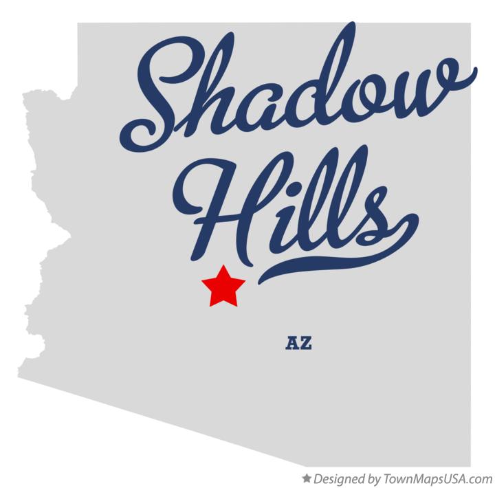 Map of Shadow Hills Arizona AZ