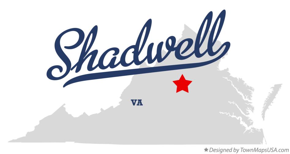 Map of Shadwell Virginia VA