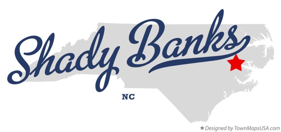 Map of Shady Banks North Carolina NC