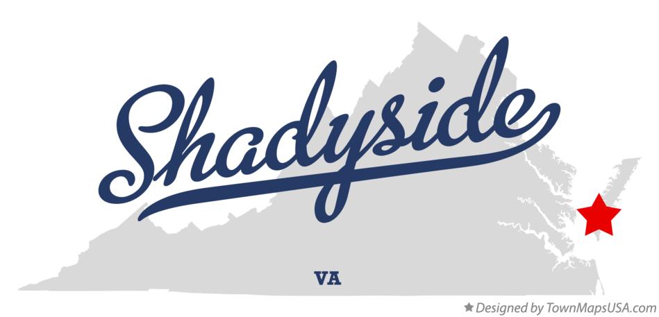 Map of Shadyside Virginia VA