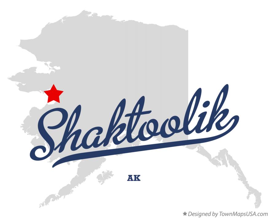 Map of Shaktoolik Alaska AK