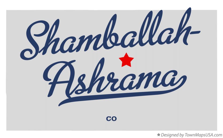 Map of Shamballah-Ashrama Colorado CO