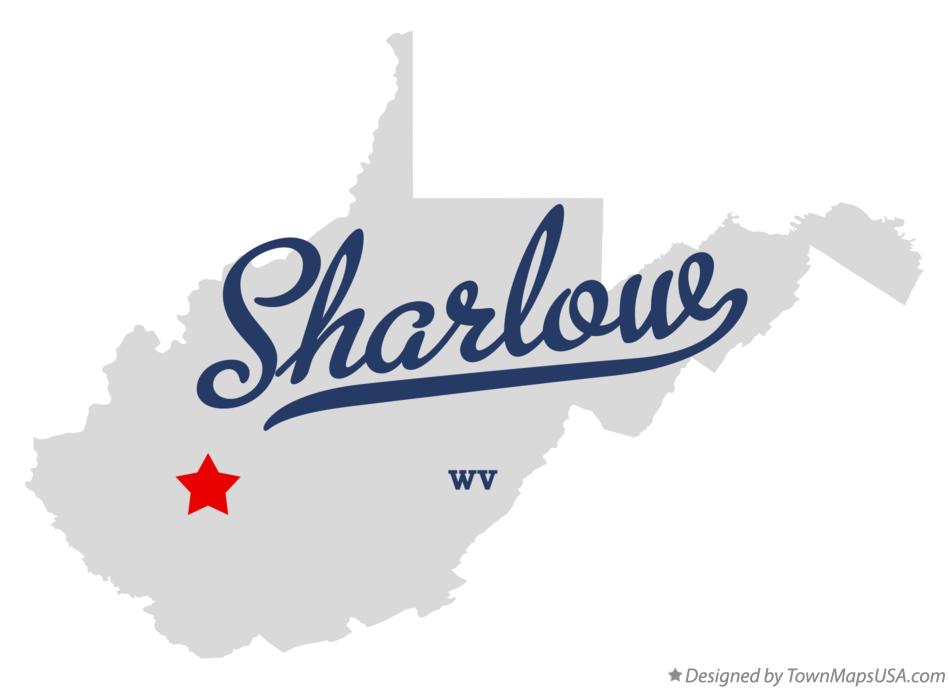 Map of Sharlow West Virginia WV