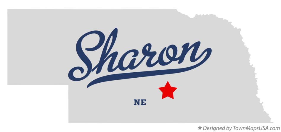 Map of Sharon Nebraska NE