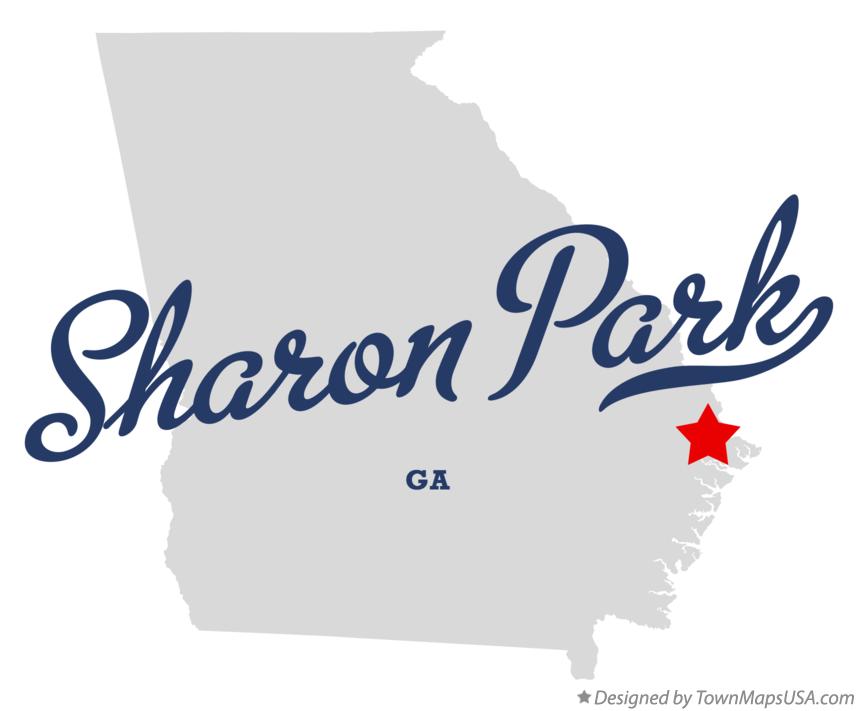 Map of Sharon Park Georgia GA