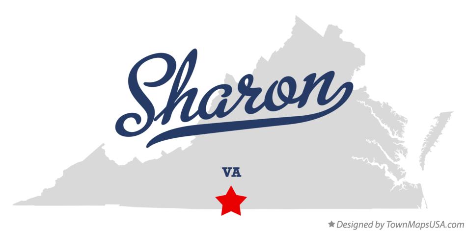 Map of Sharon Virginia VA
