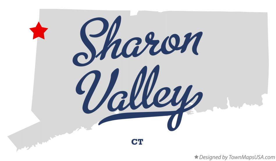 Map of Sharon Valley Connecticut CT