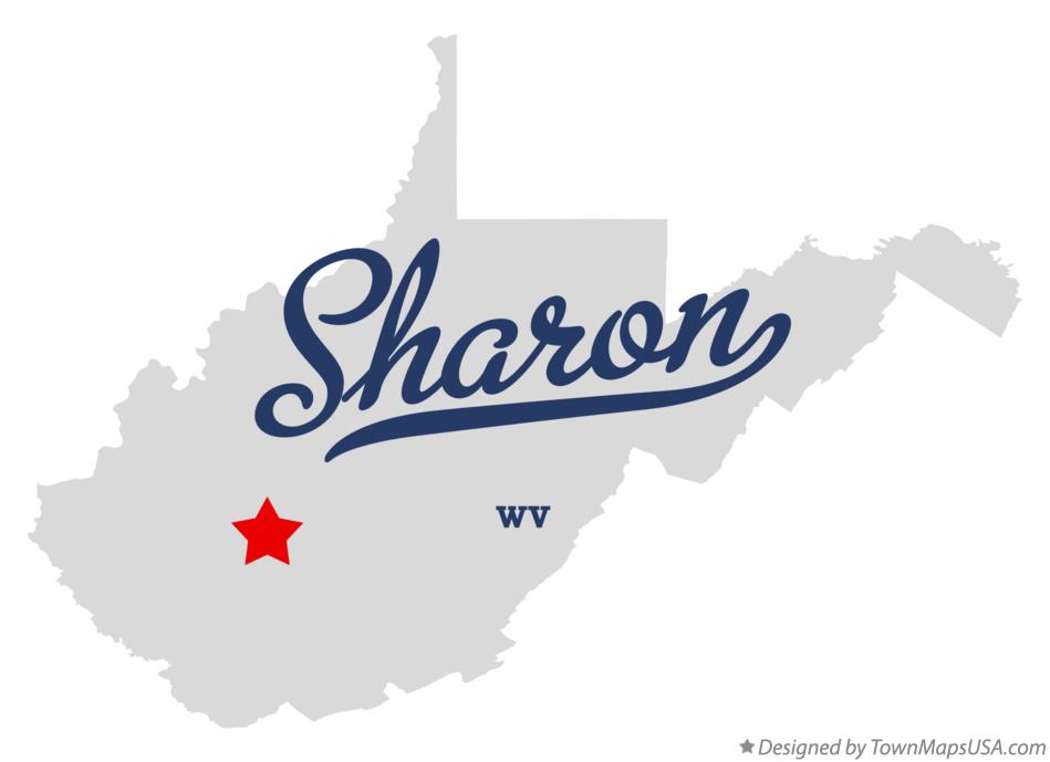 Map of Sharon West Virginia WV
