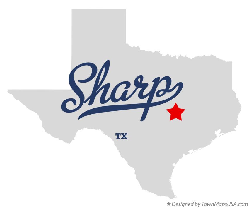 Map of Sharp Texas TX