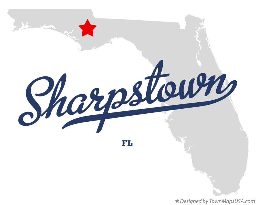 Map of Sharpstown Florida FL