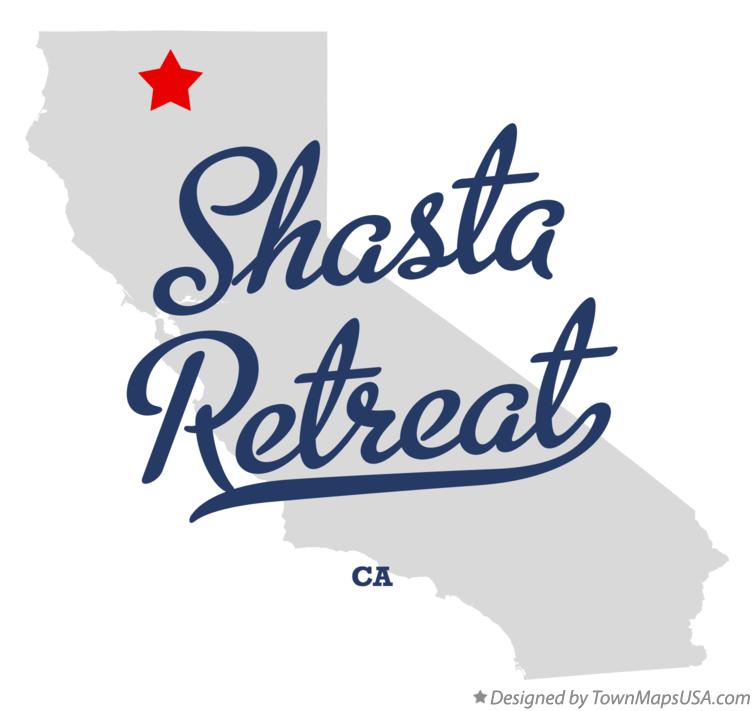 Map of Shasta Retreat California CA
