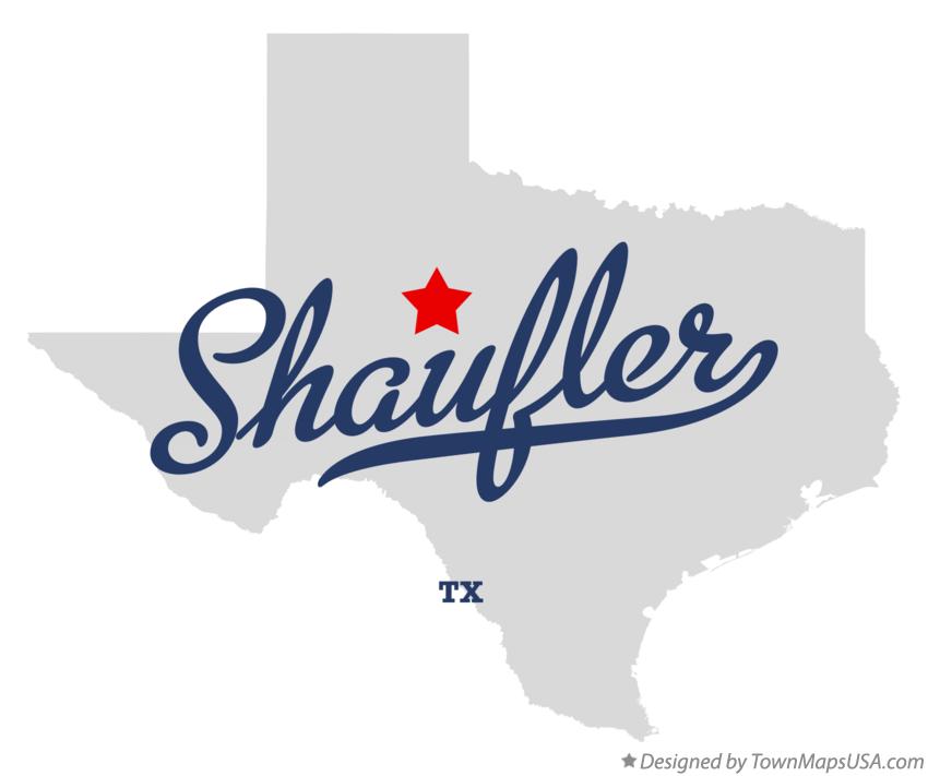 Map of Shaufler Texas TX