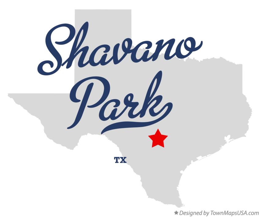 Map of Shavano Park Texas TX