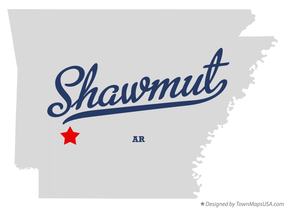 Map of Shawmut Arkansas AR