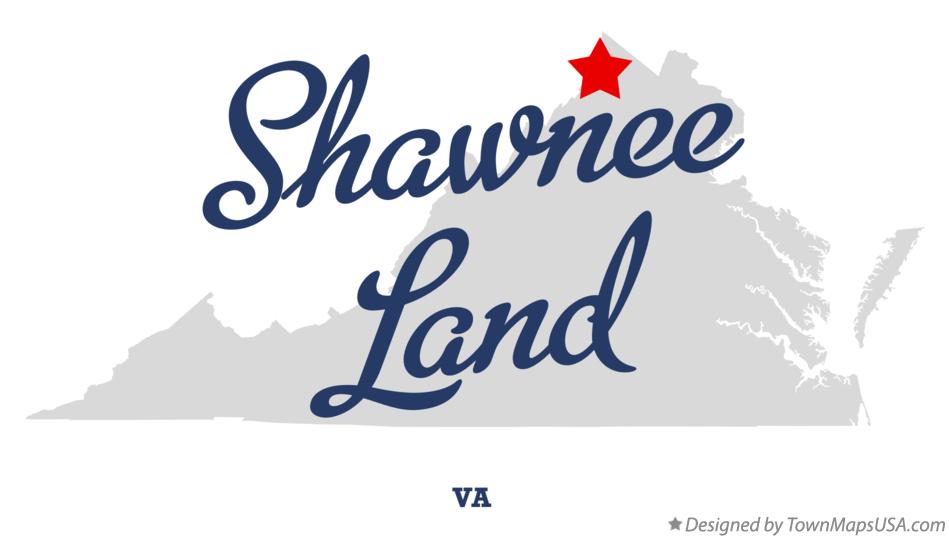 Map of Shawnee Land Virginia VA