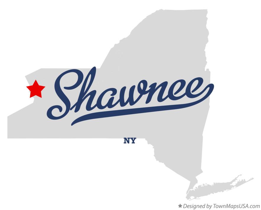 Map of Shawnee New York NY