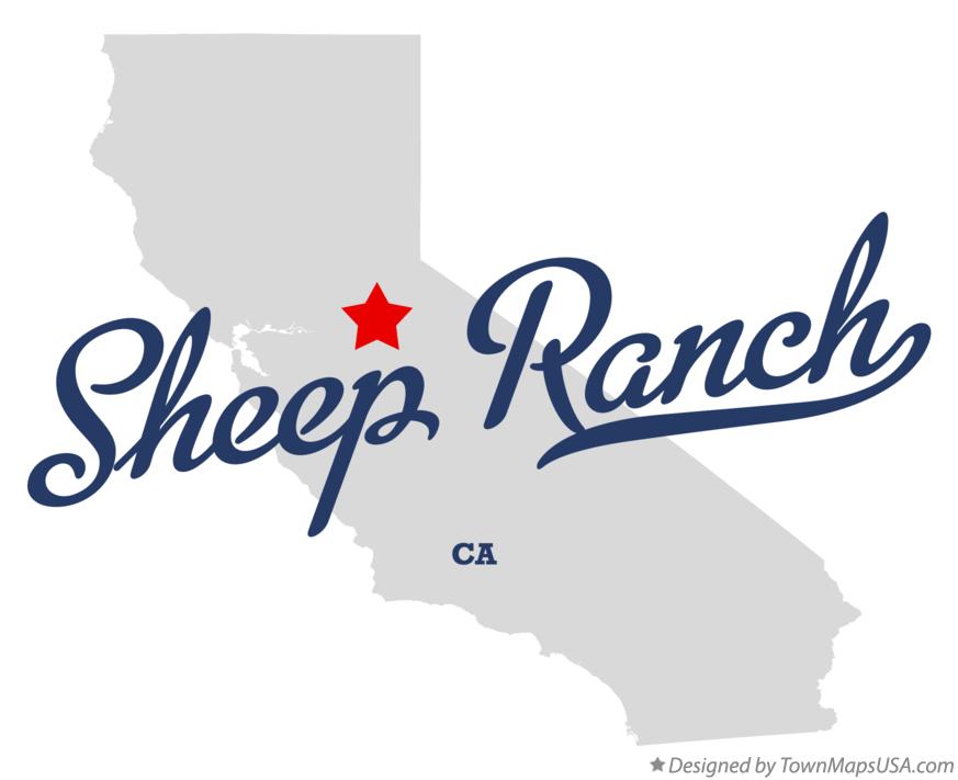 Map of Sheep Ranch California CA