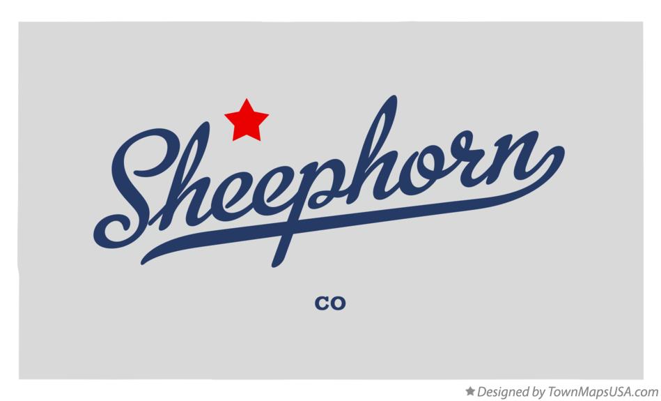 Map of Sheephorn Colorado CO