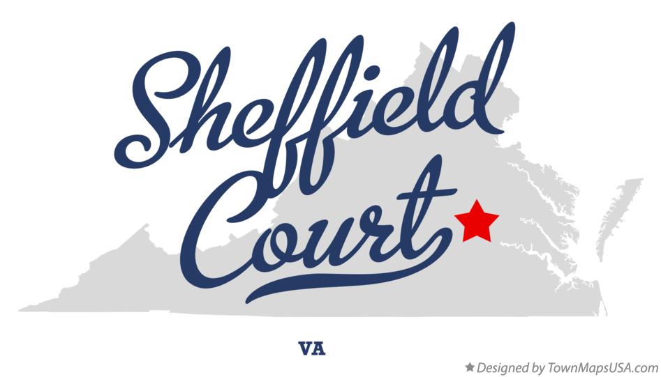 Map of Sheffield Court Virginia VA