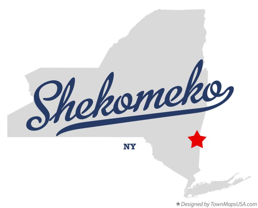 Map of Shekomeko New York NY