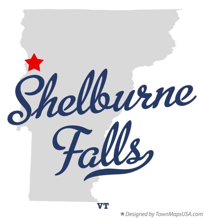 Map of Shelburne Falls Vermont VT