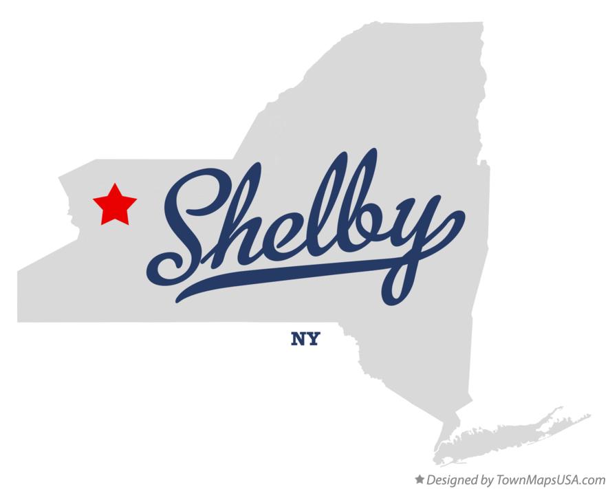 Map of Shelby New York NY