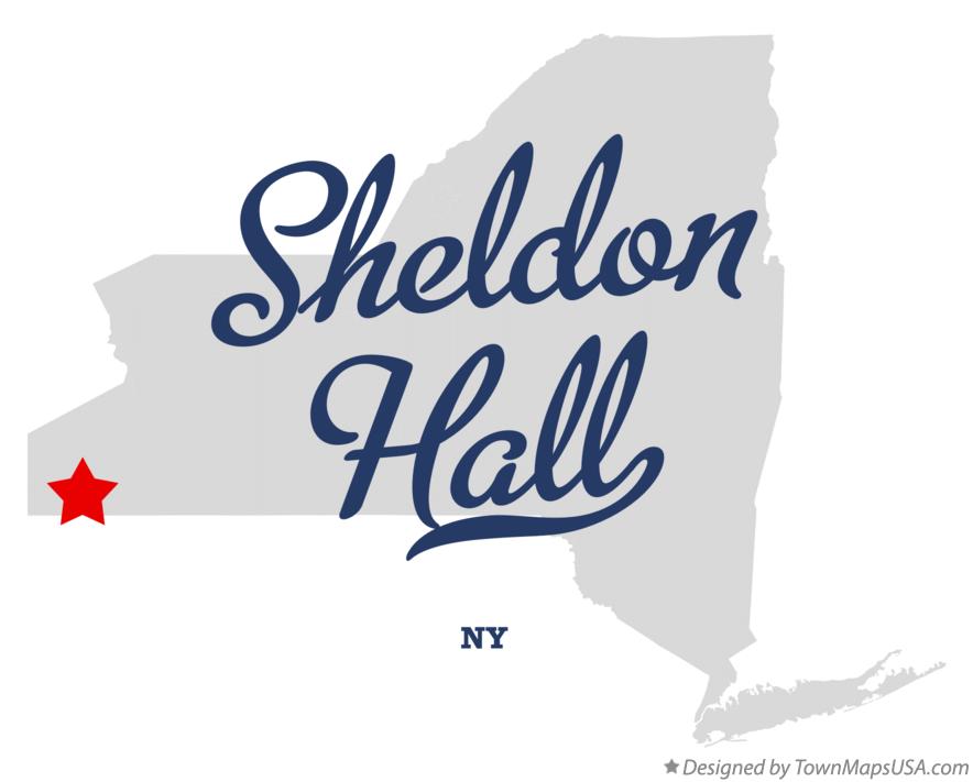 Map of Sheldon Hall New York NY