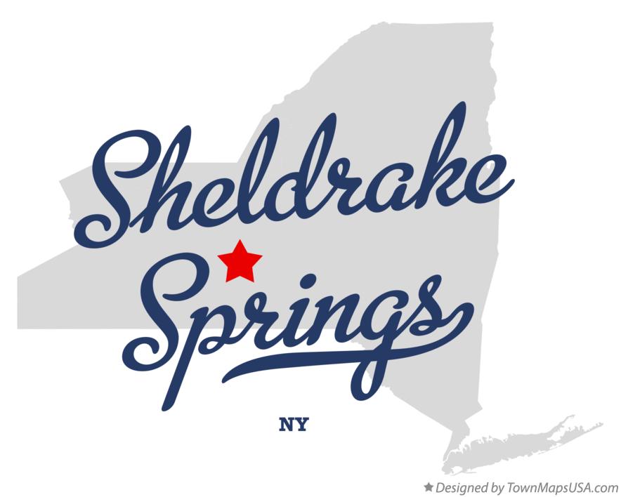 Map of Sheldrake Springs New York NY