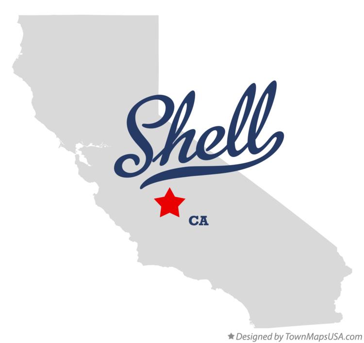 Map of Shell California CA