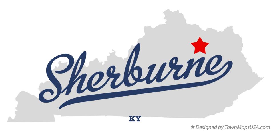Map of Sherburne Kentucky KY