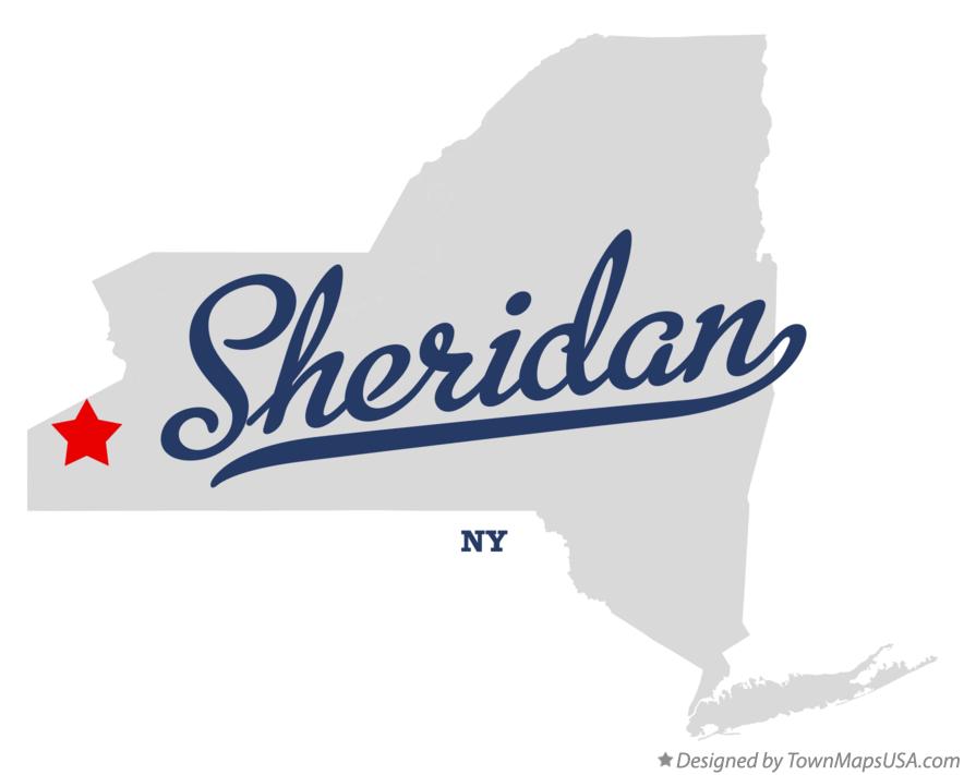 Map of Sheridan New York NY