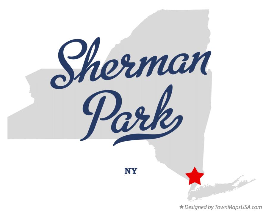 Map of Sherman Park New York NY