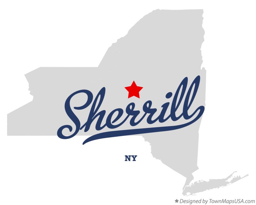 Map of Sherrill New York NY